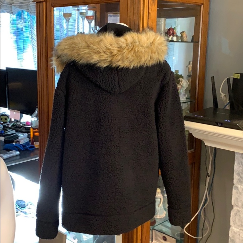 Like New Express Teddy Bear Jacket - image 7